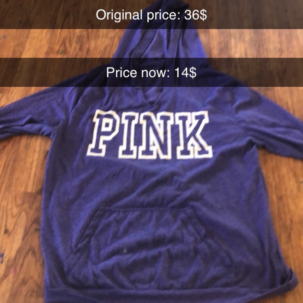 Victoria secret long sleeve with hood
